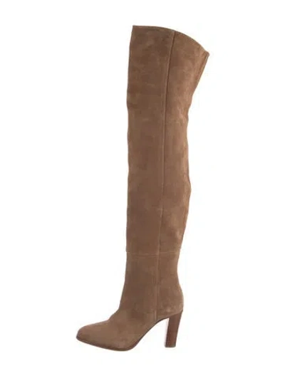 Pre-owned Sézane Suede Boots In Brown