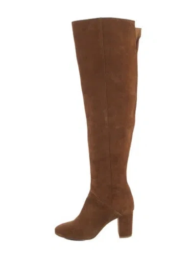 Pre-owned Sézane Suede Boots In Brown