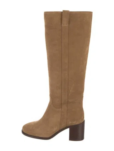 Pre-owned Sézane Suede Boots In Brown