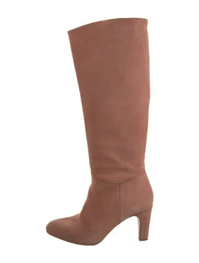 Pre-owned Sézane Suede Boots In Brown