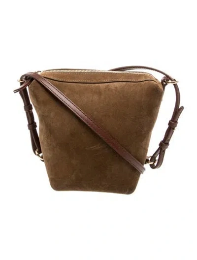 Pre-owned Sézane Suede Messenger Bag In Brown