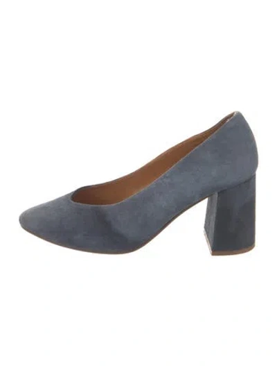 Pre-owned Sézane Suede Pumps In Blue