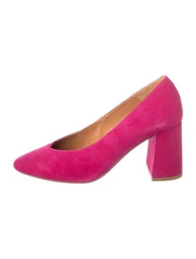 Pre-owned Sézane Suede Pumps In Pink