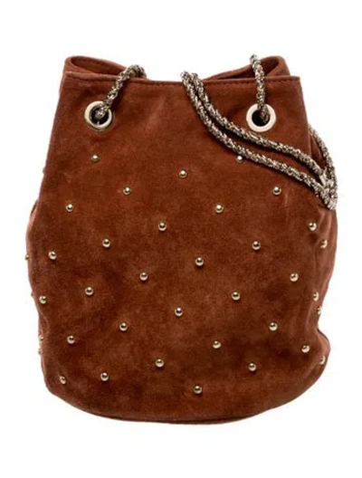 Pre-owned Sézane Suede Shoulder Bag In Brown