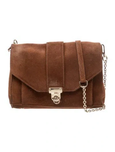 Pre-owned Sézane Suede Shoulder Bag In Brown