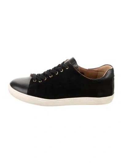 Pre-owned Sézane Suede Sneakers In Black