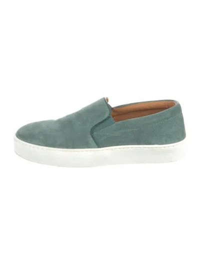 Pre-owned Sézane Suede Sneakers In Green
