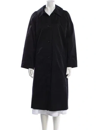 Pre-owned Sézane Trench Coat In Blue