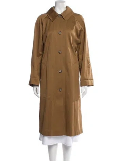 Pre-owned Sézane Trench Coat In Brown