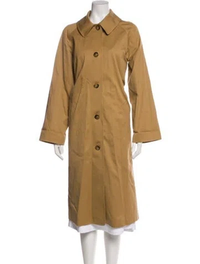 Pre-owned Sézane Trench Coat In Brown
