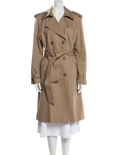 Pre-owned Sézane Trench Coat In Brown