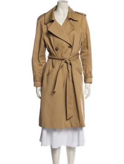 Pre-owned Sézane Trench Coat In Brown