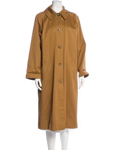 Pre-owned Sézane Trench Coat In Brown