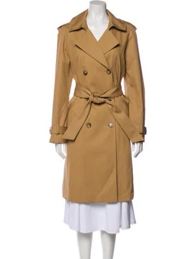 Pre-owned Sézane Trench Coat In Brown