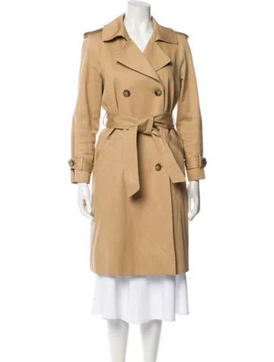 Pre-owned Sézane Trench Coat In Brown
