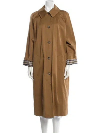 Pre-owned Sézane Trench Coat In Brown