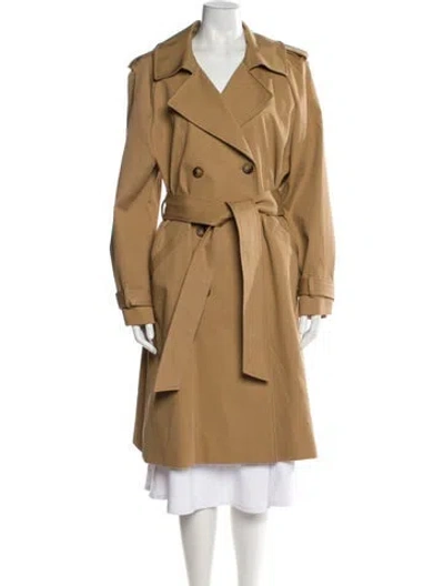 Pre-owned Sézane Trench Coat In Brown