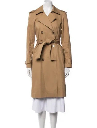 Pre-owned Sézane Trench Coat In Brown/neutrals