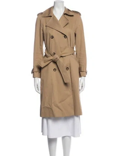 Pre-owned Sézane Trench Coat In Brown/neutrals