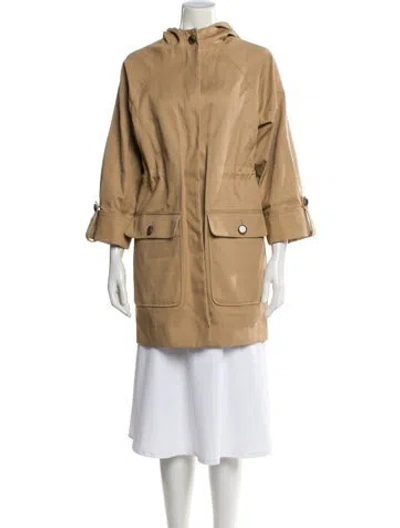 Pre-owned Sézane Trench Coat In Neutral