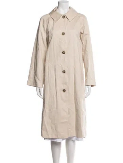 Pre-owned Sézane Trench Coat In Neutral