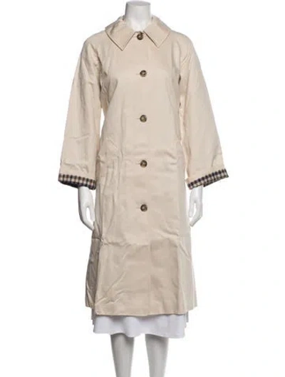 Pre-owned Sézane Trench Coat In Neutrals