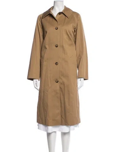 Pre-owned Sézane Trench Coat W/ Tags In Brown