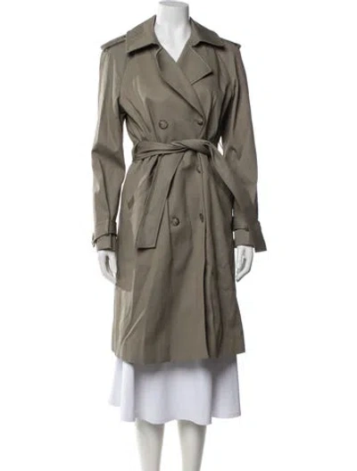Pre-owned Sézane Trench Coat W/ Tags In Green