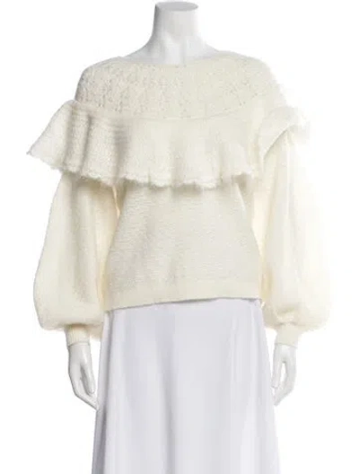 Pre-owned Sézane Turtleneck Sweater In Neutral