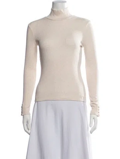 Pre-owned Sézane Turtleneck Sweater In Pink