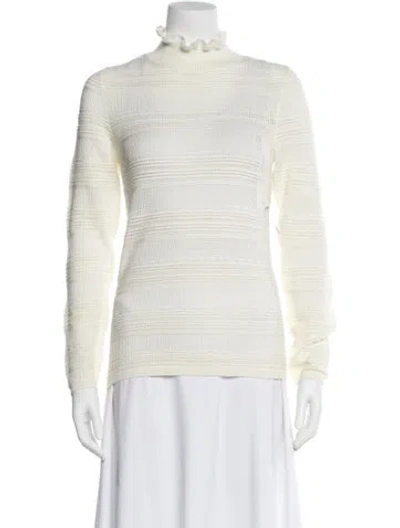 Pre-owned Sézane Turtleneck Sweater W/ Tags In Neutral
