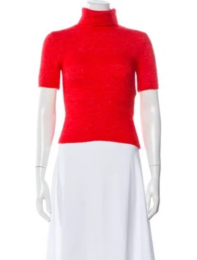Pre-owned Sézane Turtleneck Sweater W/ Tags In Red