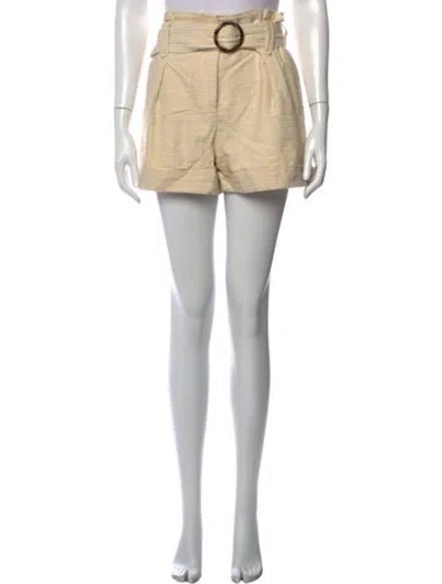 Pre-owned Sézane Tweed Pattern Mini Shorts In Neutrals