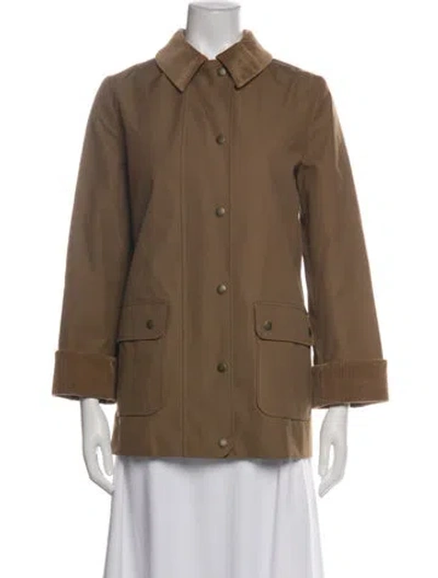 Pre-owned Sézane Utility Jacket In Green