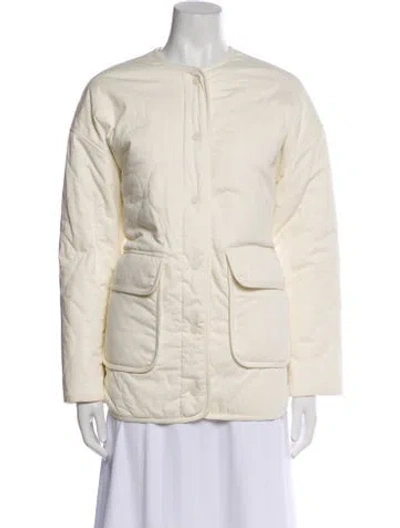 Pre-owned Sézane Utility Jacket In Neutral