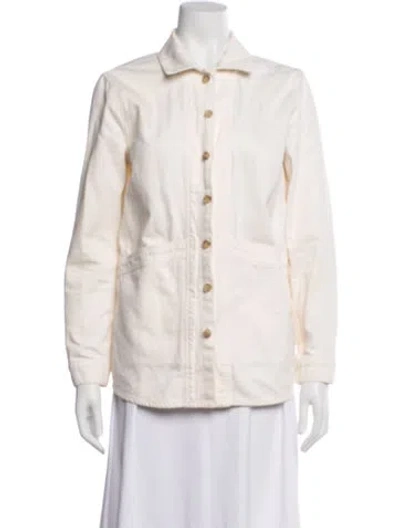 Pre-owned Sézane Utility Jacket In Neutrals