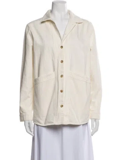 Pre-owned Sézane Utility Jacket W/ Tags In Neutral