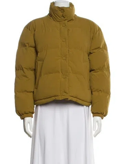 Pre-owned Sézane Utility Jacket In Yellow