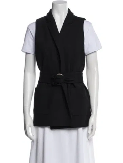 Pre-owned Sézane Vest In Black