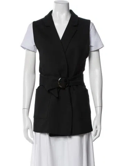 Pre-owned Sézane Vest In Black