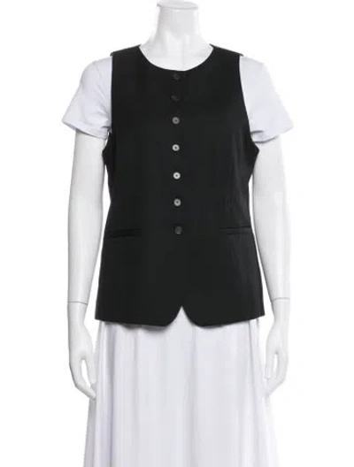 Pre-owned Sézane Vest In Black