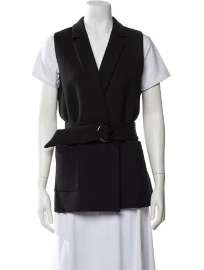 Pre-owned Sézane Vest In Black