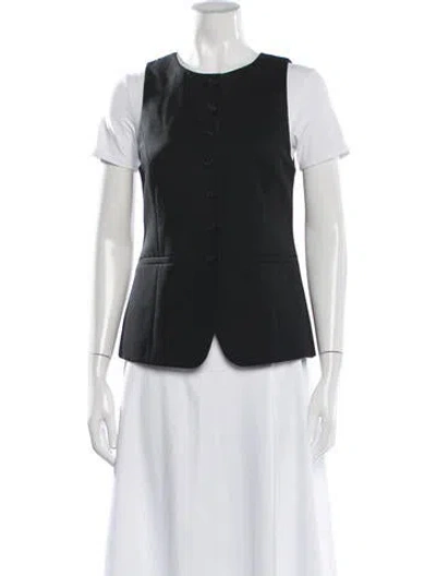 Pre-owned Sézane Vest In Black