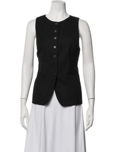 Pre-owned Sézane Vest In Black
