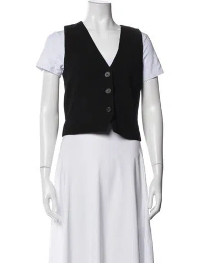 Pre-owned Sézane Vest W/ Tags In Black