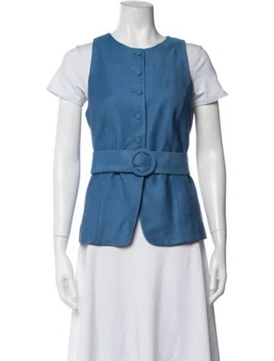Pre-owned Sézane Vest W/ Tags In Blue