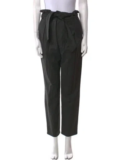 Pre-owned Sézane Virgin Wool Straight Leg Pants W/ Tags In Black