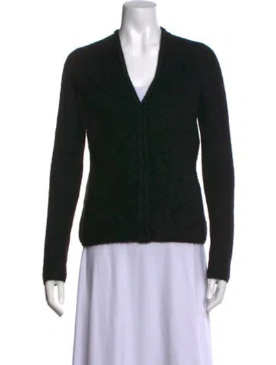 Pre-owned Sézane V-neck Sweater In Black
