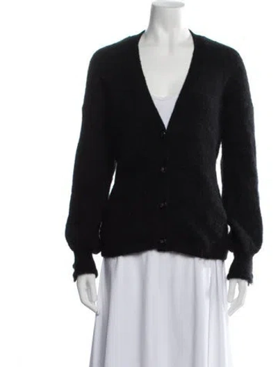 Pre-owned Sézane V-neck Sweater In Blue