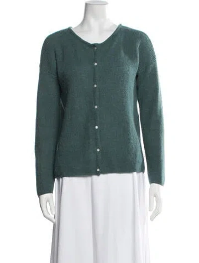 Pre-owned Sézane V-neck Sweater In Blue